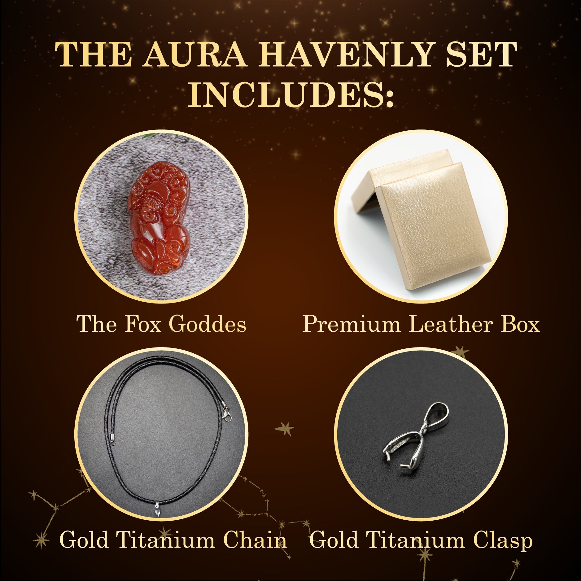 Aura Havenly "Courage and Fortune Energy" Red Pixiu Necklace