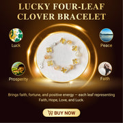 LUCKY FOUR-LEAF CLOVER BRACELET