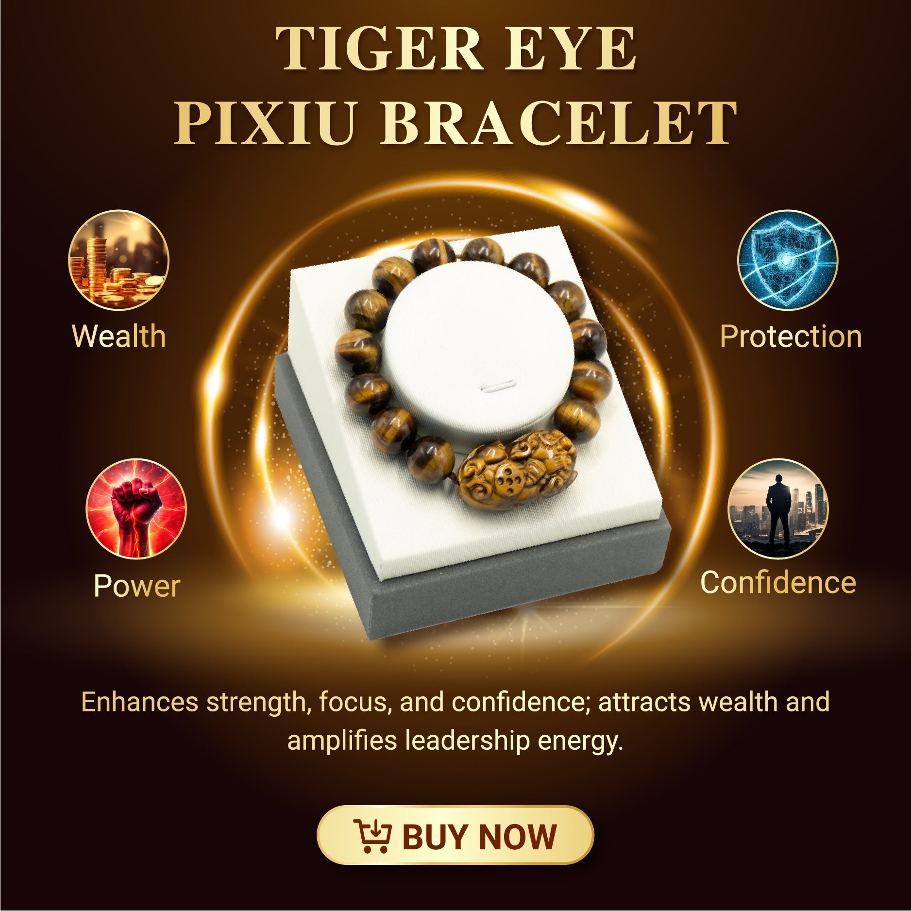 TIGER EYE PIXIU BRACELET