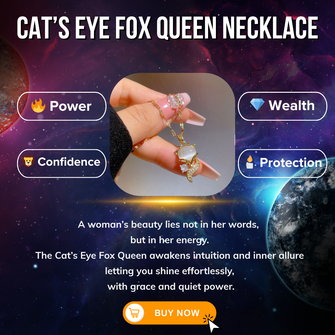 CAT’S EYE FOX QUEEN NECKLACE